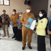 Bupati Kuningan saat melepas Mahasiswa terjun ka laoangan.